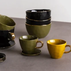 Tasses & Mugs^Sélectionné par Fleux Tasse A Cafe Good Morning En Ceramique O 8,3 X 7 Cm - Ambre