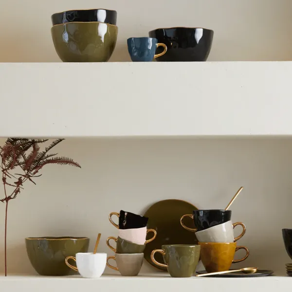 Tasses & Mugs^Sélectionné par Fleux Tasse A Espresso Good Morning En Ceramique O 6,3 Cm - Gris