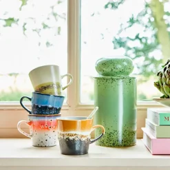 Tasses & Mugs^HK Living Tasse Americano 70'S Feu En Ceramique