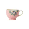 Tasses & Mugs^Rice Tasse Avec Fleurs En Relief En Ceramique - O 9,8 Cm - Rose