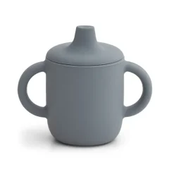 Vaisselle Enfant^Liewood Tasse D'Apprentissage Neil En Silicone 150 Ml - Bleu Vague