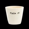 Tasses & Mugs^Sélectionné par Fleux Tasse Expresso Fuck It - Blanc