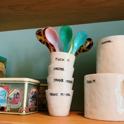 Tasses & Mugs^Sélectionné par Fleux Tasse Expresso Fuck It - Blanc
