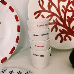 Tasses & Mugs^Sélectionné par Fleux Tasse Expresso Good Morning - Blanc