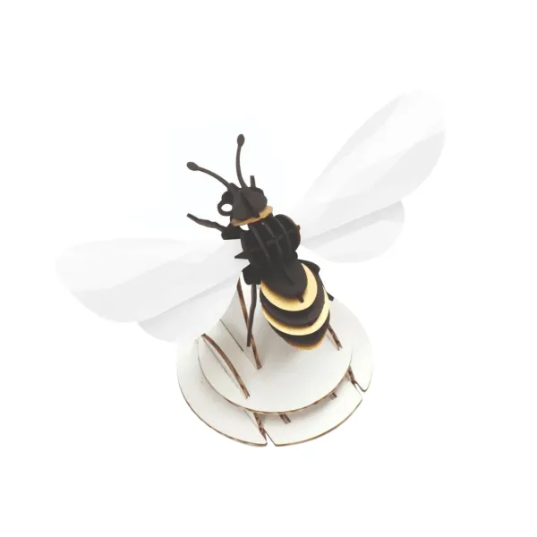 Art Mural^Assembli Trophee Origami Abeilles Ailes Transparentes