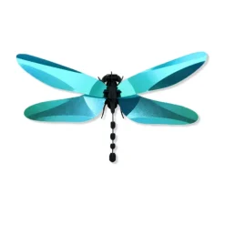 Art Mural^Assembli Trophee Origami Libellule Anisoptera - Vert Caribeen Brillant
