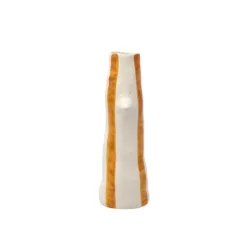 Vases^F&H Vase A Bec Et Cils En Gres - Marron