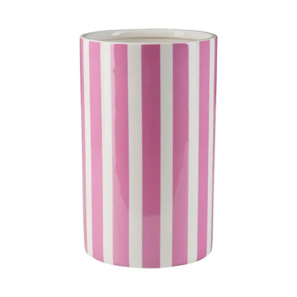 Vases^Sélectionné par Fleux Vase A Rayures Rose