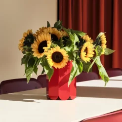 Vases^Hay Vase Arcs En Acier Rouge