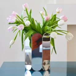 Vases^Hay Vase Arcs En Acier Rouge