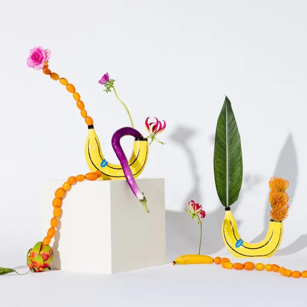 Vases^DOIY Vase Banane - Jaune