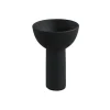 Vases^101 Copenhagen Vase Block En Ceramique - Mini - Noir