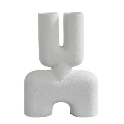 Vases^101 Copenhagen Vase Cobra Double Blanc