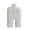 Vases^101 Copenhagen Vase Cobra Grand En Ceramique - Blanc