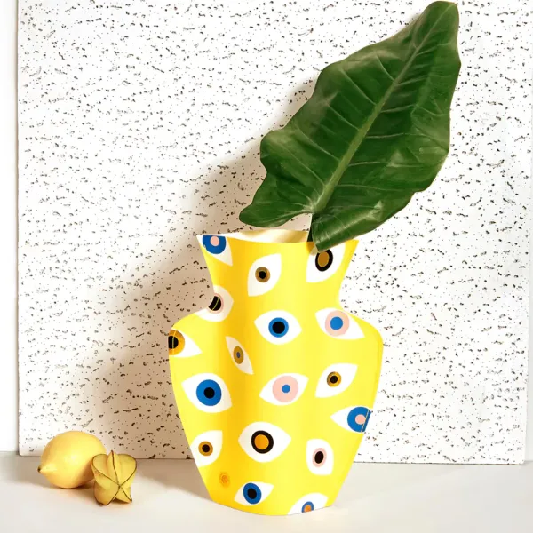 Vases^Octaevo Vase En Papier Nazar - Jaune