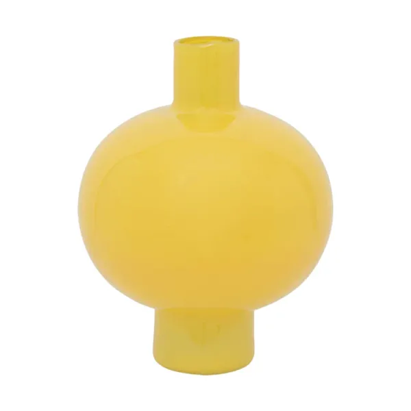 Vases^Sélectionné par Fleux Vase En Verre Recycle Rond Orange