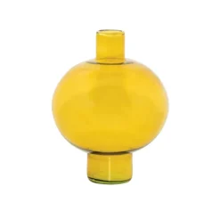 Vases^Sélectionné par Fleux Vase En Verre Recycle Rond Orange