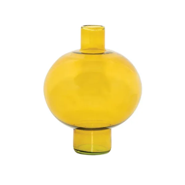 Vases^Sélectionné par Fleux Vase En Verre Recycle Rond Orange