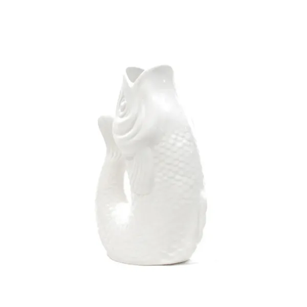 Vases^Sélectionné par Fleux Vase Monsieur Carafon Fish Blanc
