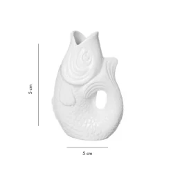Vases^Sélectionné par Fleux Vase Monsieur Carafon Fish Blanc
