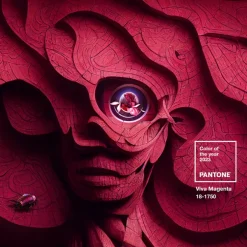 Vases^Sélectionné par Fleux Vase Pantone - Couleur De L'Annee 2023 - Viva Magenta