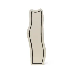 Vases^Ferm Living Vase Paste - Off-White Curvy