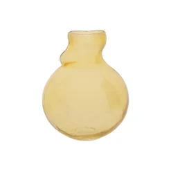 Vases^Sélectionné par Fleux Vase Quircky C En Verre Recycle Jaune