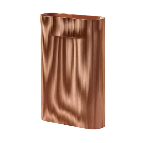 Vases^Muuto Vase Ridge En Terre Cuite - H 48,5 Cm Terracotta
