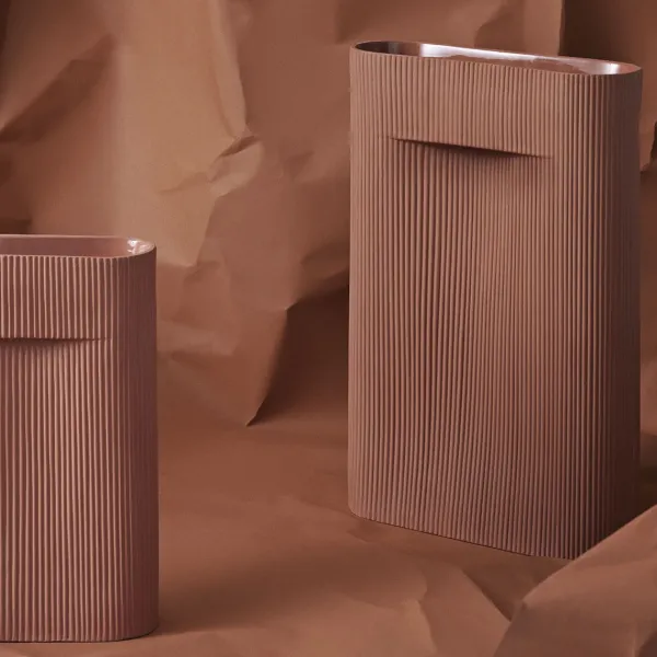 Vases^Muuto Vase Ridge En Terre Cuite - H 48,5 Cm Terracotta