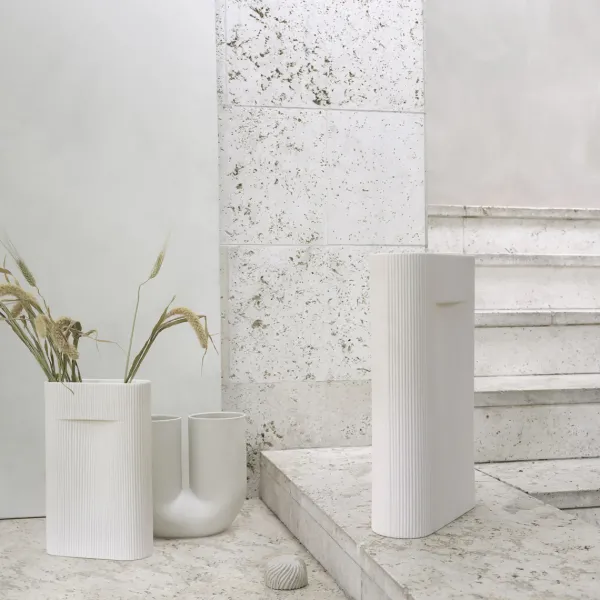 Vases^Muuto Vase Ridge En Terre Cuite - H 48,5 Cm Terracotta