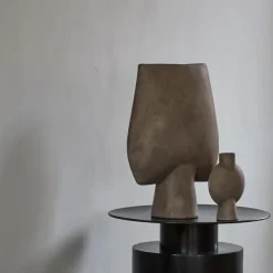Vases^101 Copenhagen Vase Sphere Bulb En Ceramique - Mini Marron