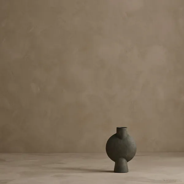 Vases^101 Copenhagen Vase Sphere Bulb En Ceramique - Mini Marron