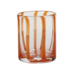 Carafes & Verres^Sélectionné par Fleux Verre A Rayures - Bleu Fonce Marine