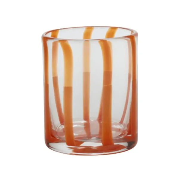 Carafes & Verres^Sélectionné par Fleux Verre A Rayures - Bleu Fonce Marine