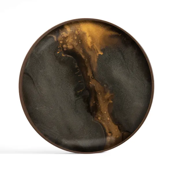 Vide-Poches^Ethnicraft Vide-Poche En Verre - Bronze Organic - O 30 Cm