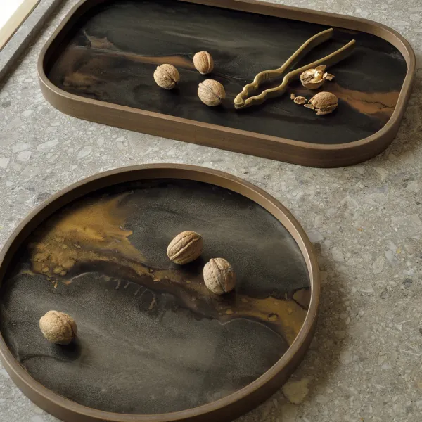 Vide-Poches^Ethnicraft Vide-Poche En Verre - Bronze Organic - O 30 Cm